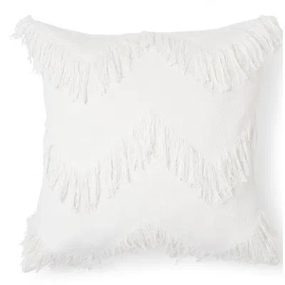 Schumacher Sonora Pillow In White