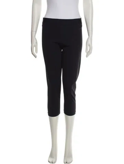 Pre-owned Schumacher Straight Leg Pants In Black