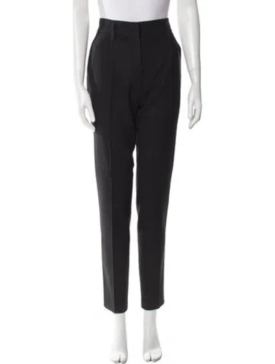 Pre-owned Schumacher Straight Leg Pants In Black