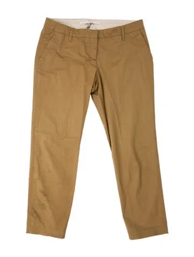 Pre-owned Schumacher Straight Leg Pants In Neutral
