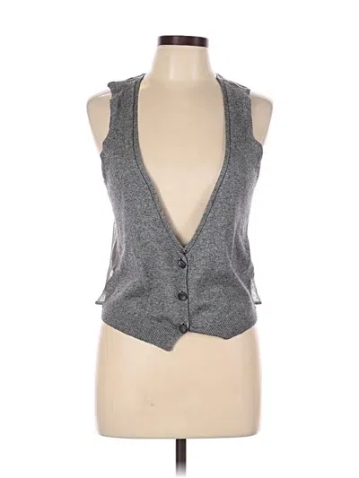 Pre-owned Schumacher Sweater Vest In Gray