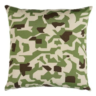 Schumacher Torrey Camo I/o Pillow In Forest