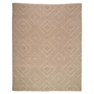 Pre-owned Schumacher Tortola 10' X 14' I/o Rug In Driftwood In Sand