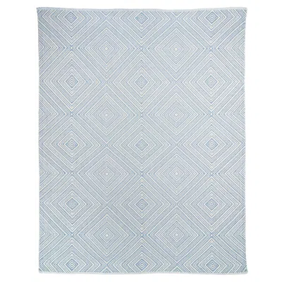 Pre-owned Schumacher Tortola 10' X 14' I/o Rug In Sky In Gray