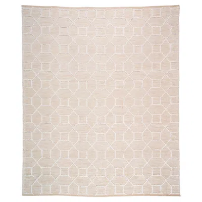 Pre-owned Schumacher Vento 9' X 12' Indoor/outdoor Rug In Natural In Sand