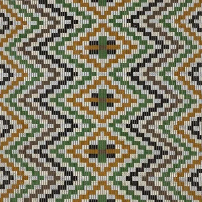 Schumacher X A Rum Fellow Izapa Hand Woven Brocade Fabric In Jewel