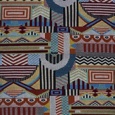 Schumacher X A Rum Fellow Palomar Hand Woven Brocade Fabric In Multicolor