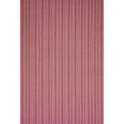 Schumacher X A Rum Fellow Panan Hand Woven Stripe Fabric In Claret