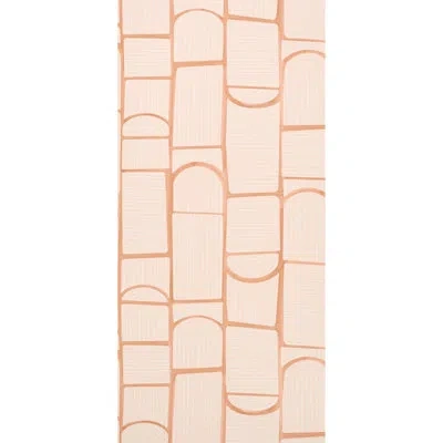 Schumacher X Backdrop Bloomsbury Wallpaper In Light Pink