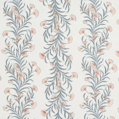 Schumacher X Celerie Kemble Tasmanian Mimosa Wallpaper In Pink,gray
