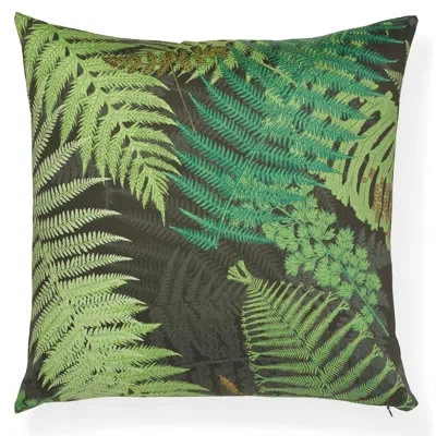 Schumacher X Clements Ribeiro Fernarium Pillow In Green