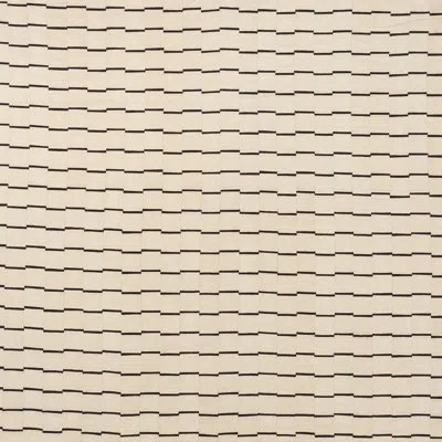 Schumacher X David Kaihoi Lines Fabric In Black
