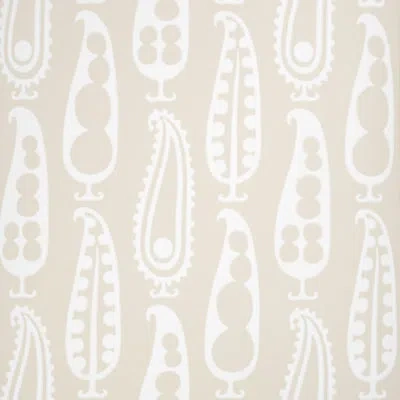 Schumacher X Drusus Tabor Paisley Peas Wallpaper In Natural