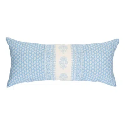 Schumacher X Mark D. Sikes Hyacinth I/o Pillow In Blue