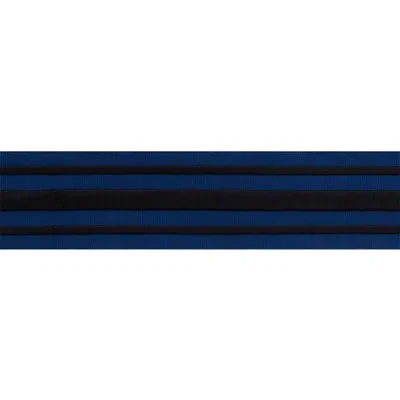 Schumacher X Miles Redd Military Stripe Tape In Black On Navy