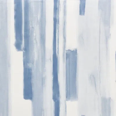 Schumacher X Miles Redd Watercolor Fabric In Blue