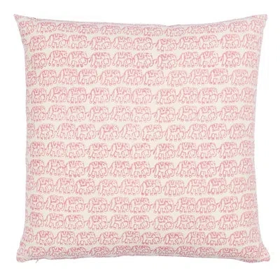 Schumacher X Molly Mahon Ellies + Garden Path Pillow In Pink