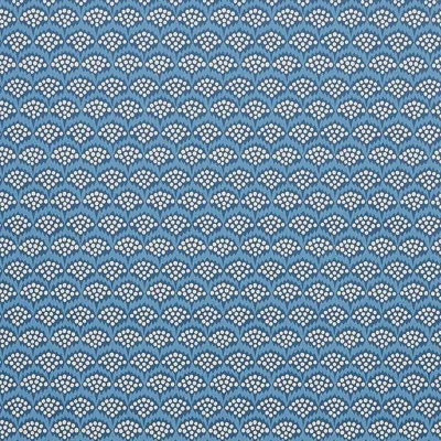Schumacher X Neisha Crosland Pollen Wallpaper In French Blue