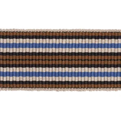 Schumacher X Neisha Crosland Topaki Stripe Tape Medium In Bluebell