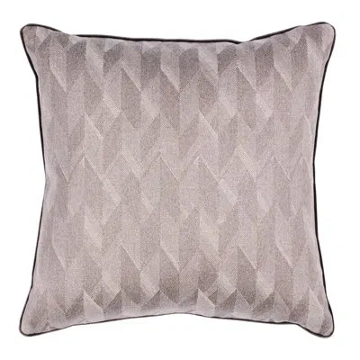 Schumacher X Patterson Flynn Ezra Wool Pillow In Basalt