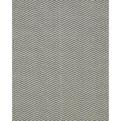 Schumacher X Stephanie Seal Brown Sparre Épinglé Fabric In Ivory