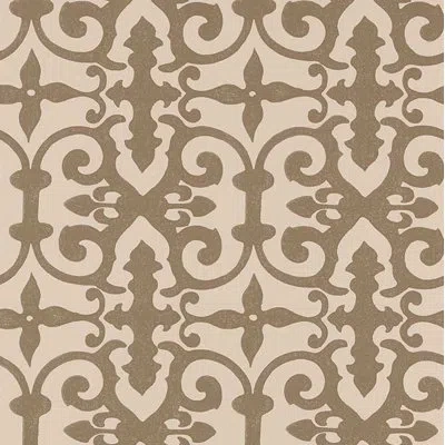 Schumacher X Veere Grenney Ferne Park Wallpaper In Berber Brown