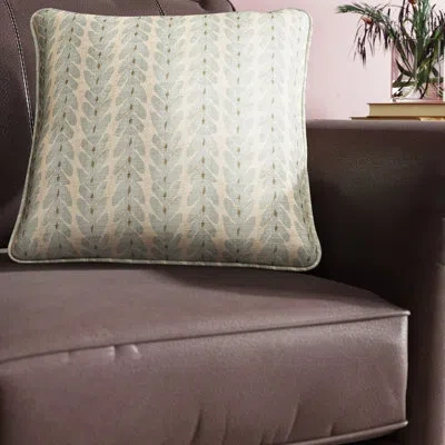 Schumacher X Veere Grenney Woodperry Pillow In Blue