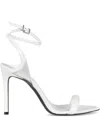 Schutz 100 Mm Clear-strap Stiletto-sandals In White