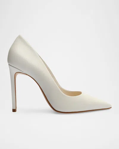 Schutz 100mm Lou Leather Pointed-toe Pumps In Multi