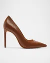 Schutz 100mm Lou Leather Pointed-toe Pumps In Multi
