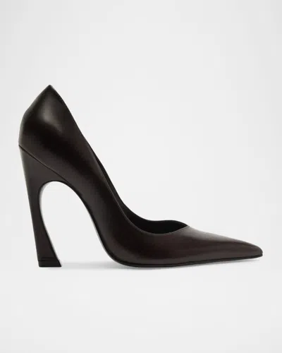 Schutz 110mm Lexi Leather Pumps In Brown