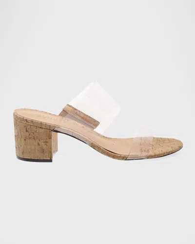 Schutz Victorie Vinyl Dual-band Slide Sandals