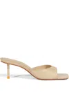 Schutz 60mm Dethalia Pin Square-toe Sandals In Neutral