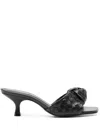 Schutz Kareena Knot Slide Sandal In Black