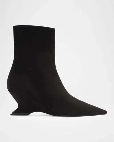 Schutz 60mm Siena Suede Booties In Black