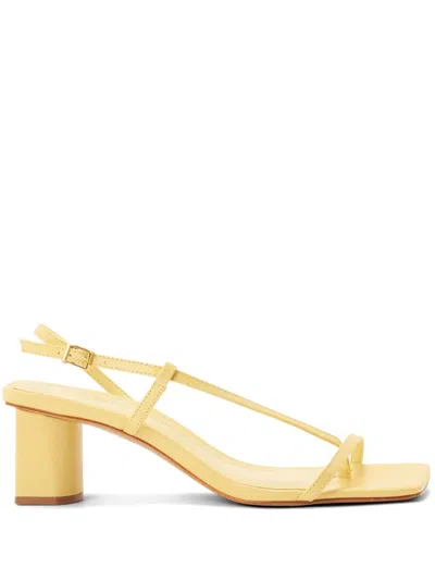 Schutz 65mm New Icon Sandals In Yellow