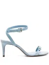 Schutz Sandale Aurora Mid In 蓝色