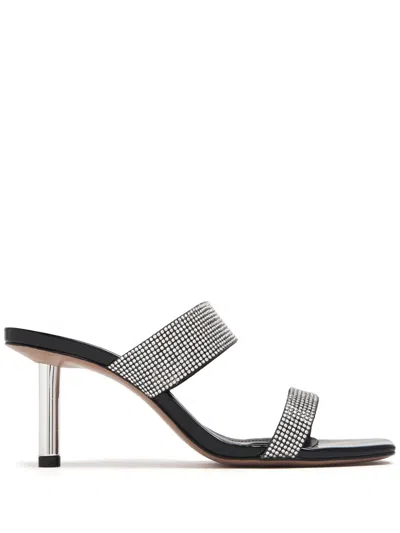 Schutz Liam 75mm Leather Mules