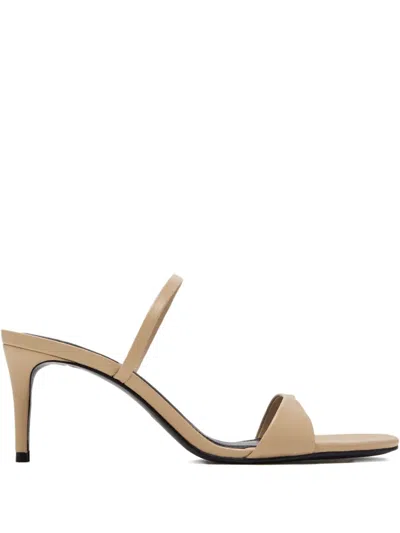 Schutz 75mm Single-strap Heeled Sandals In Neutral