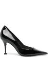 SCHUTZ 85MM PATENT PUMPS