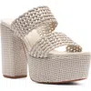 Schutz Aberdeen Platform Slide Sandal In Multi