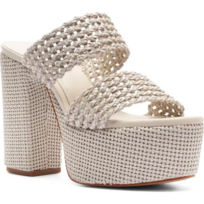 Schutz Aberdeen Platform Slide Sandal In Multi