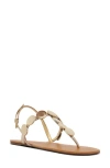 Schutz Acacia T-strap Sandal In Platina