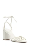 Schutz Adele Ankle Strap Sandal In Transparent