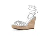 Schutz Adele Wedge In Silver