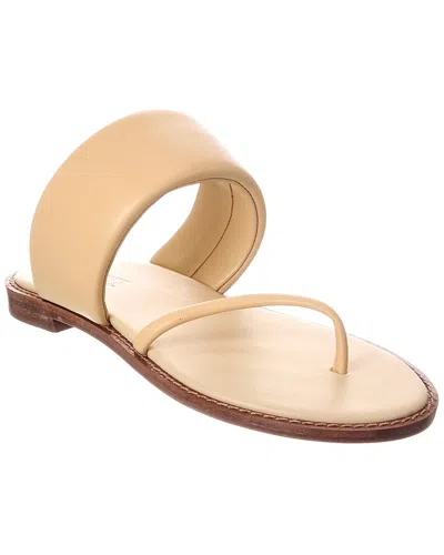 Schutz Alba Leather Sandal In Neutral