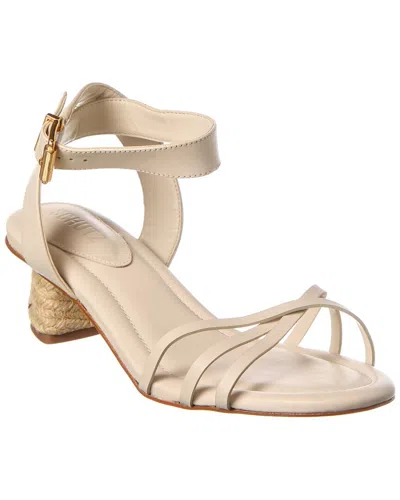 Schutz Women's Alexandra Mid Block Sandals In White
