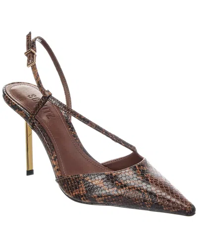 Schutz Alira High Stiletto Pump In Animal Print