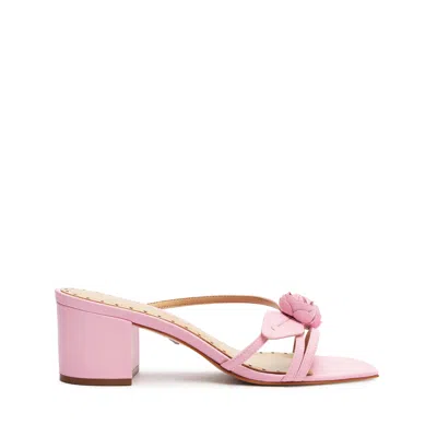 Schutz Alma Nappa Leather Sandal In Pink
