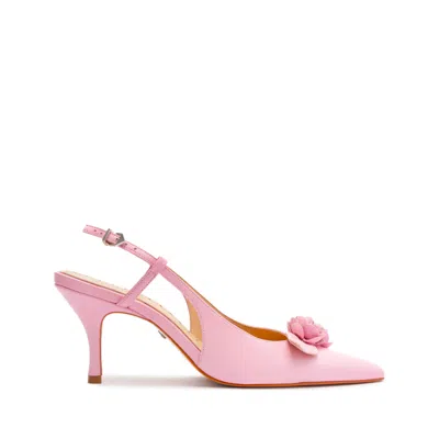 Schutz Alma Sling Nappa Leather Pump In Pink